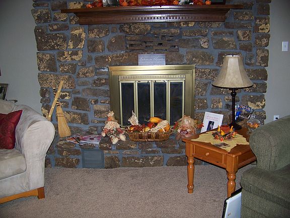 Wood Burning Fireplace