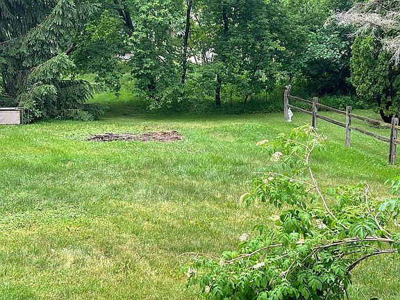 Backyard, looking into the church property behind us