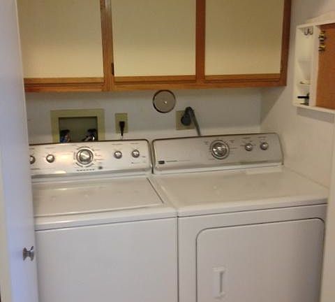Laundry inside unit