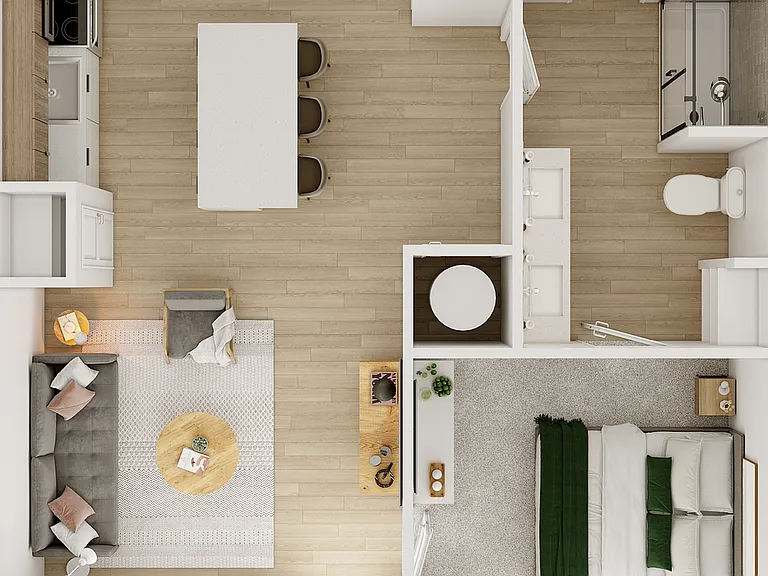 Discover the elegance of our modern one-bedroom apartment, perfect for your urban lifestyle. Discover the elegance of our modern one-bedroom apartment, perfect for your urban lifestyle.