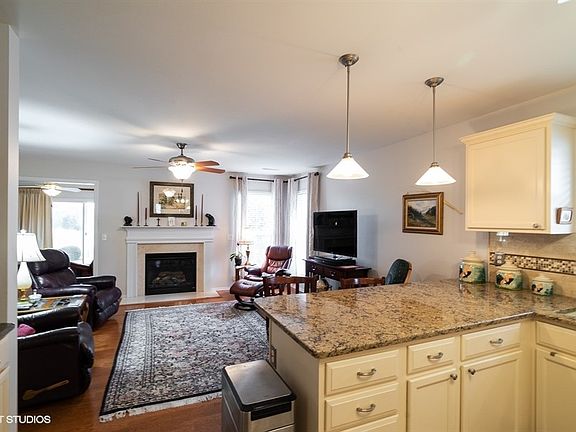 Living area from kitchen
