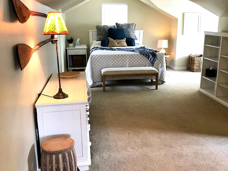 Large upstairs loft bedroom suite.