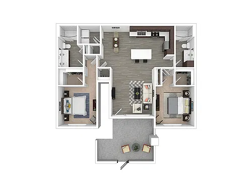 Floor plan 2x2-1093