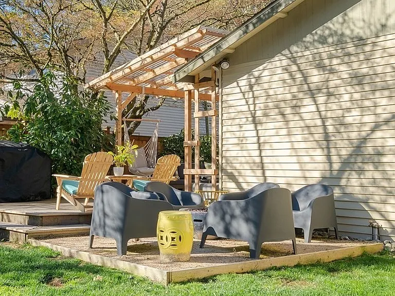 separate sanded are for outdoor fire