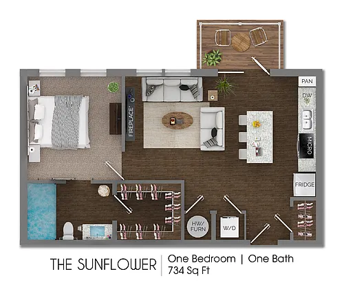 Floor plan Sunflower