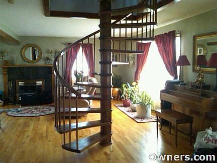 Looking at living room from dining area