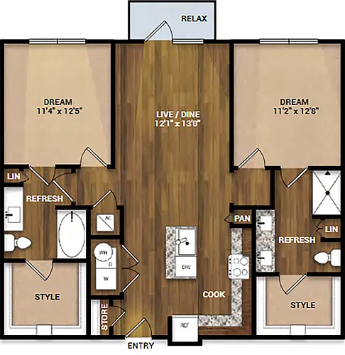 Floor plan B1