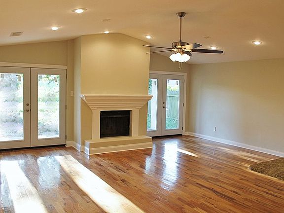 Living room, new wood floors