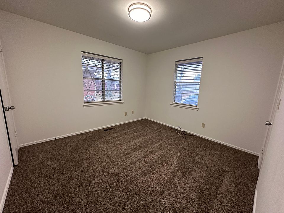 Bedroom with two closets