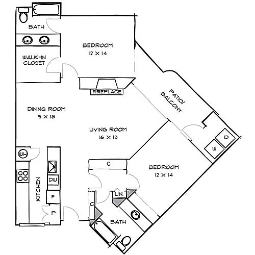 Floor plan Design 2C Premier 3