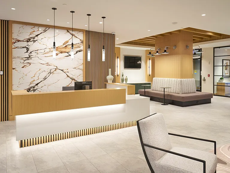 Newly Renovated Lobby With Co-Work Spaces