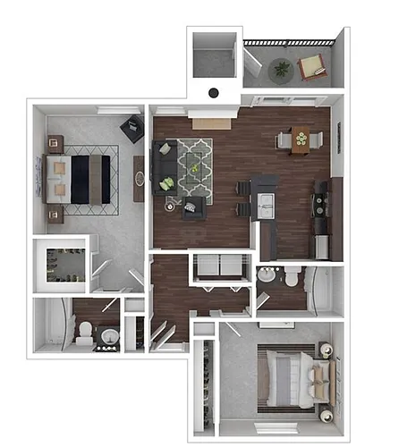 Floor plan 2B