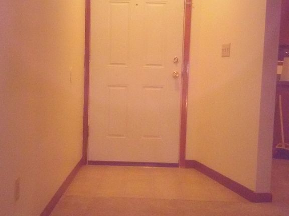 Entry door view from inside