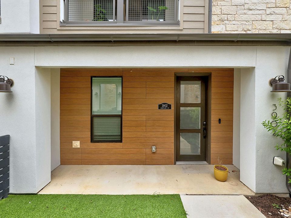 Front porch with turfed yard
