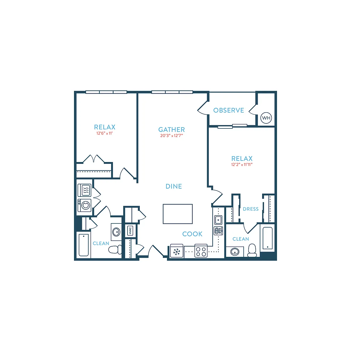 Floor plan Tea House B1