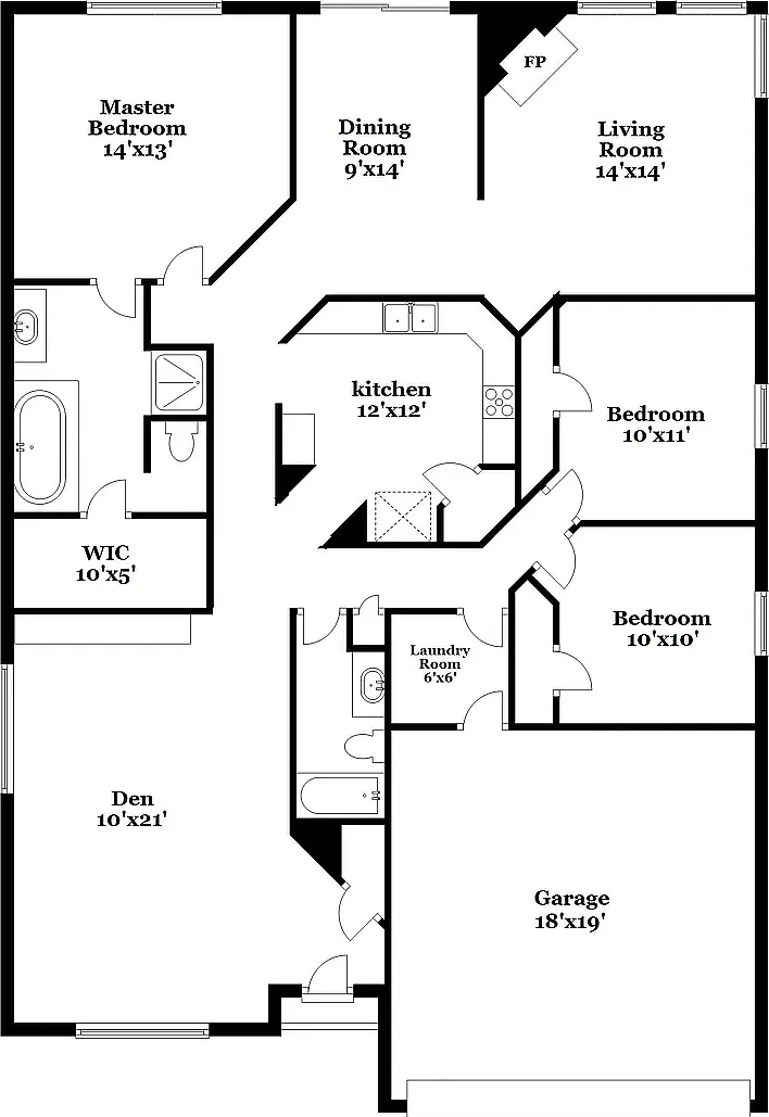 3 bed, 1822 sqft, $3,200 — Photo 3
