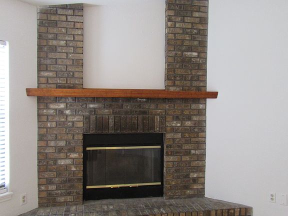 Brick Fireplace