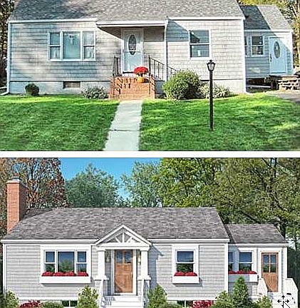 A Cape Cod is easy to update