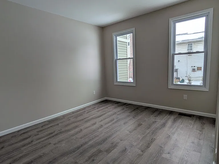 Lots of natural light in the bedroom