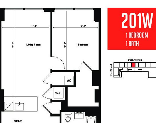 2nd image of 214 50th Ave APT 201W