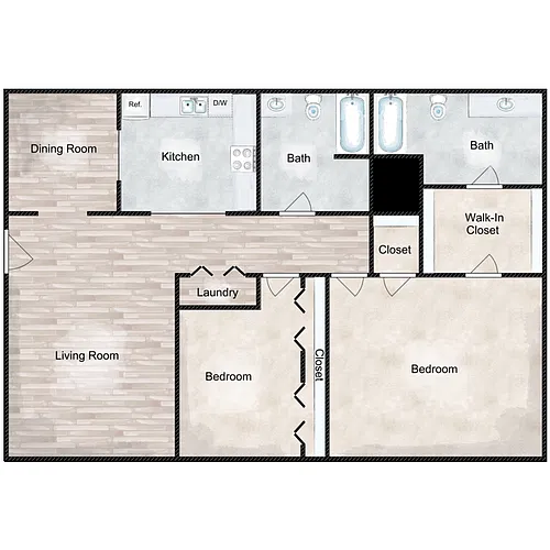 Floor plan The Magnolia