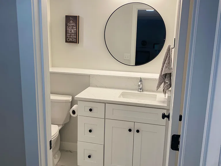 Downstairs 3/4 bathroom