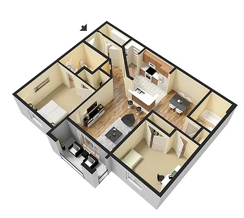 Floor plan B1