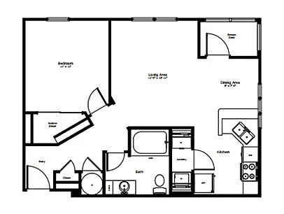 Floor plan Calico