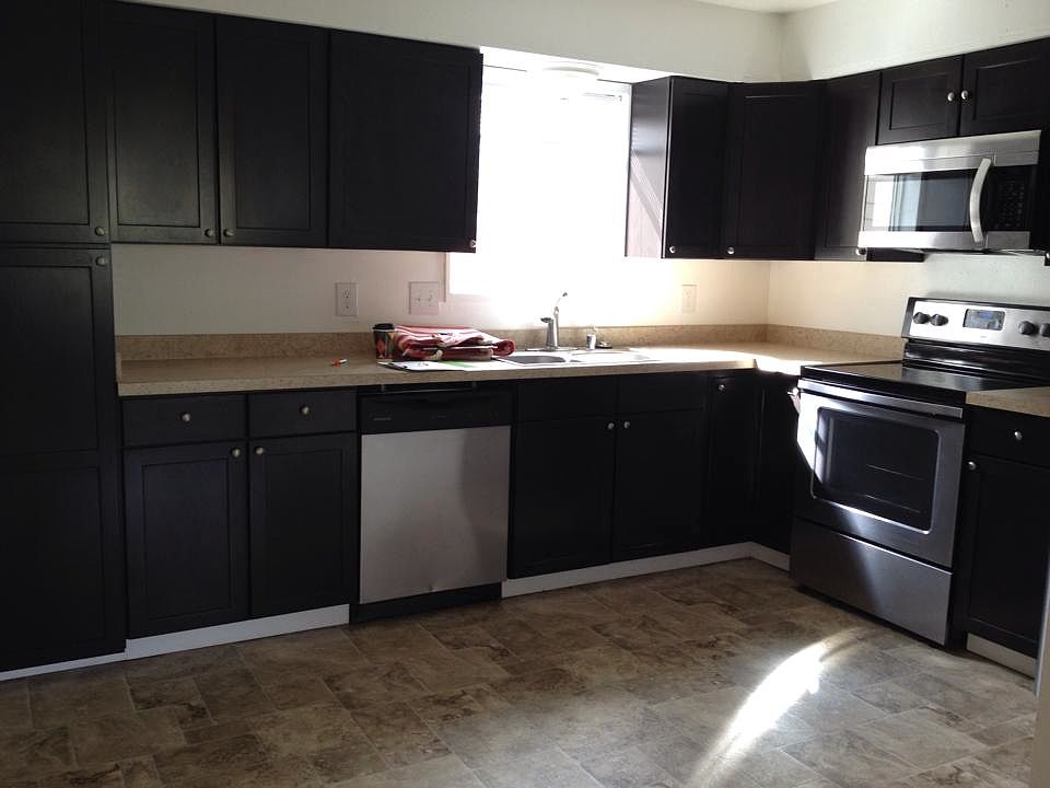 Beautiful dark wood kitchen