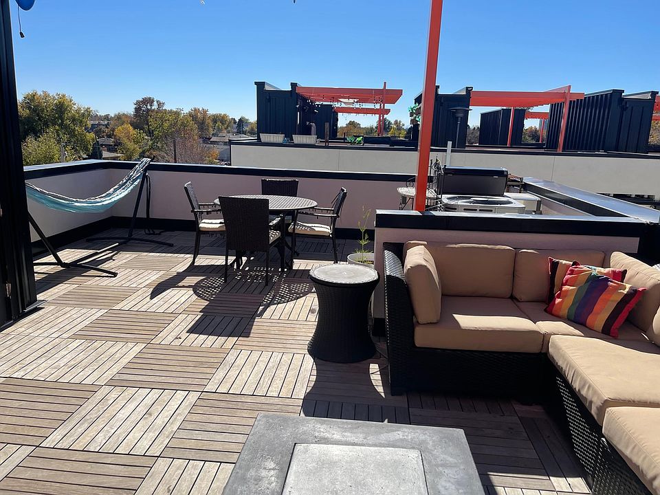 Another view of rooftop patio
