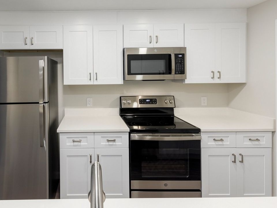 Select homes have upgraded kitchen's and baths