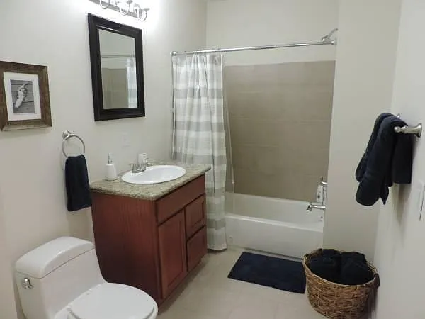 Spacious Bathrooms