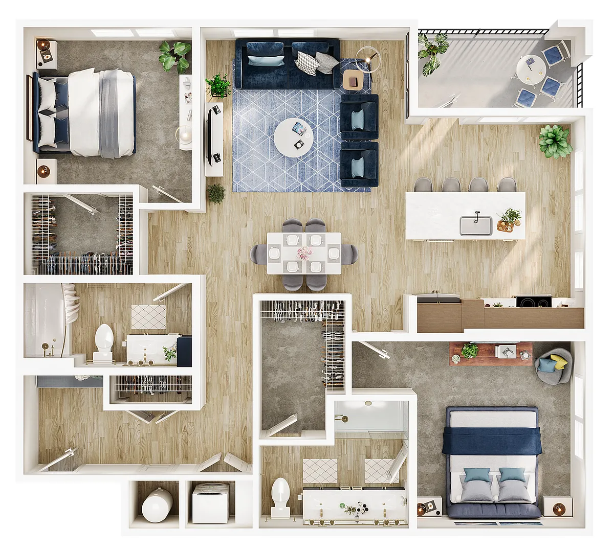 Floor plan B2