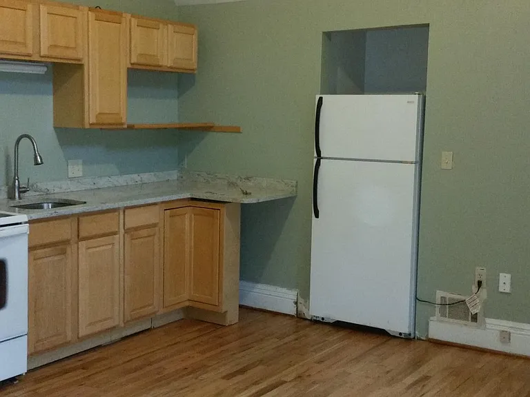 Main living area and kitchen