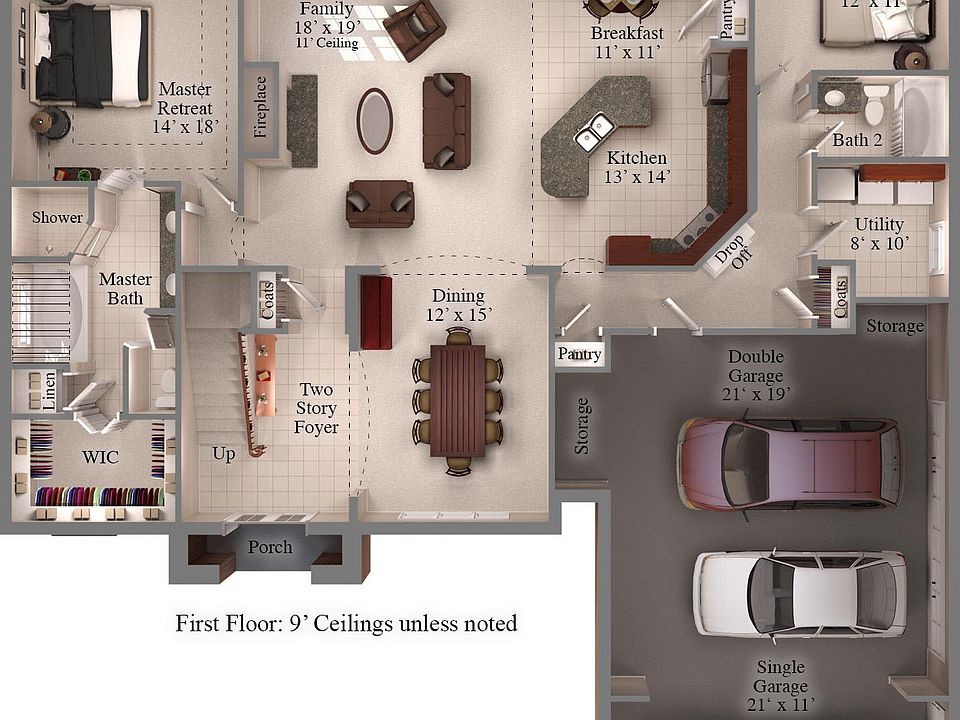 ChestnutHill IbervilleF-Three Car-fp1-FirstFloorBa