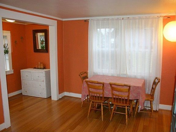 Great entry and family room with eating space.