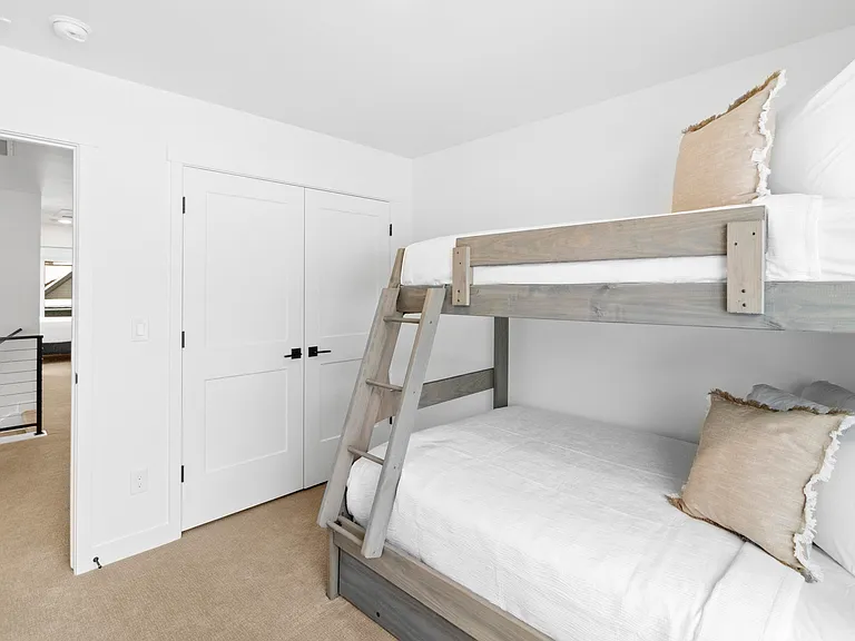 Bedroom 3 with Twin over Full Bunk and Twin Trundle Bed (top floor)