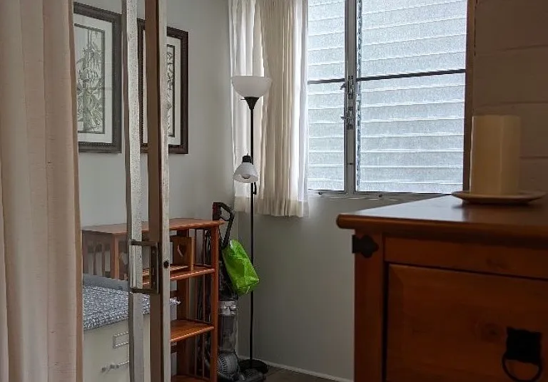 Another view of back lanai area off bedroom.