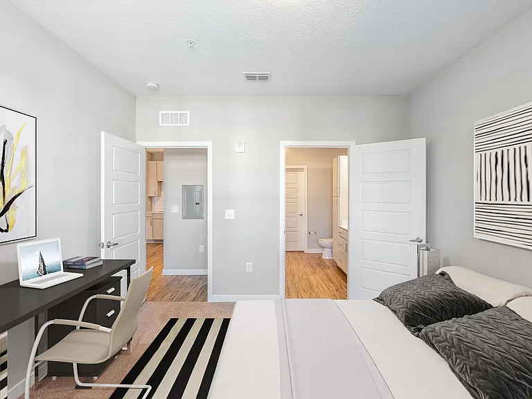 Virtually Staged Bedroom