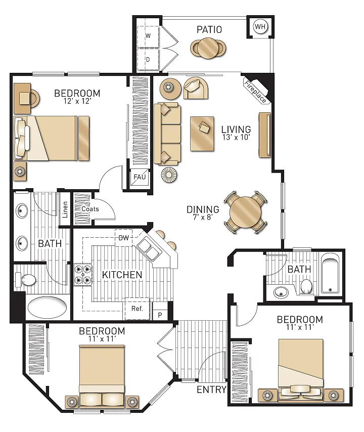 Floor plan Plan M