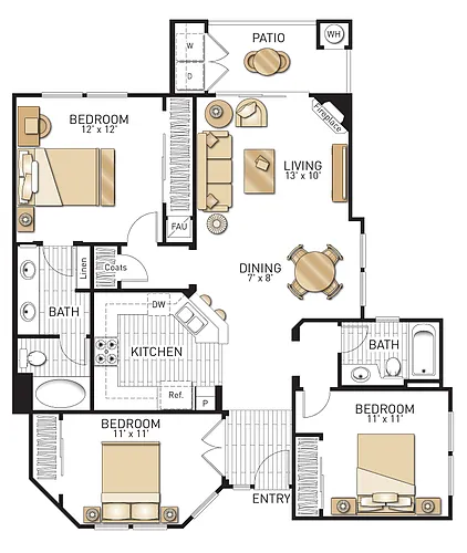 Floor plan Plan M