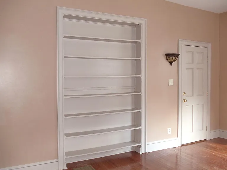 Built-In Shelves in Living Room