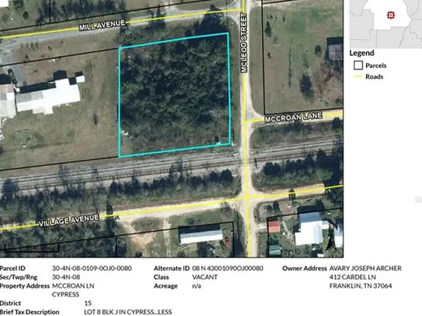 McCroan Ln Lot 8, Cypress, FL 32432