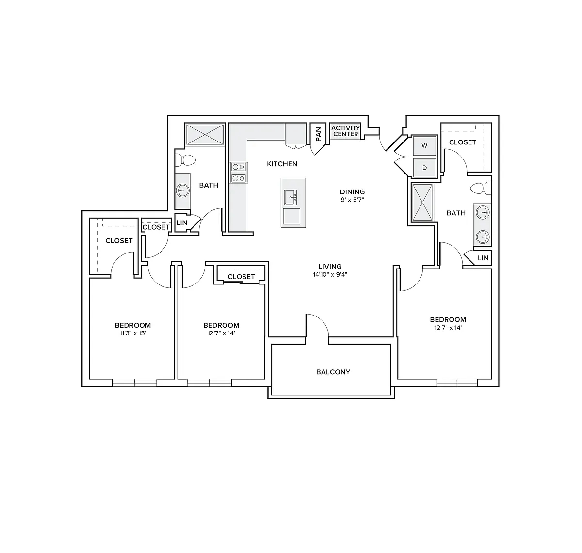 Floor plan C01