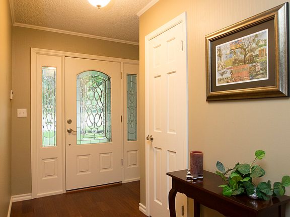 Front Door with Side Glass Panels