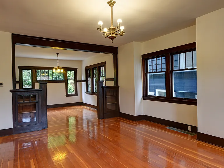 living room to dining