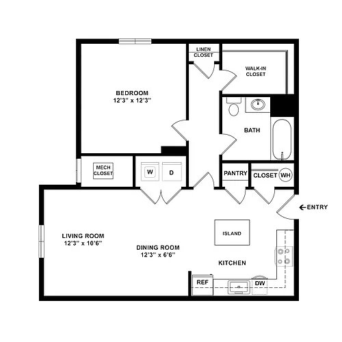 Floor plan Hampden