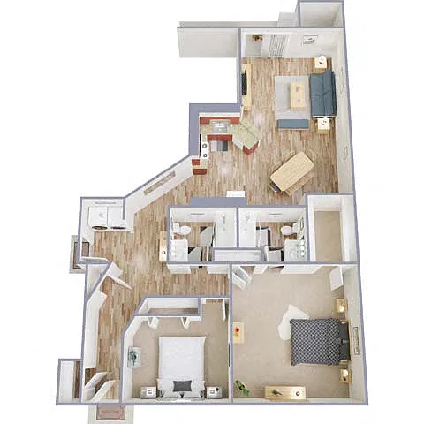 Floor plan Adirondack