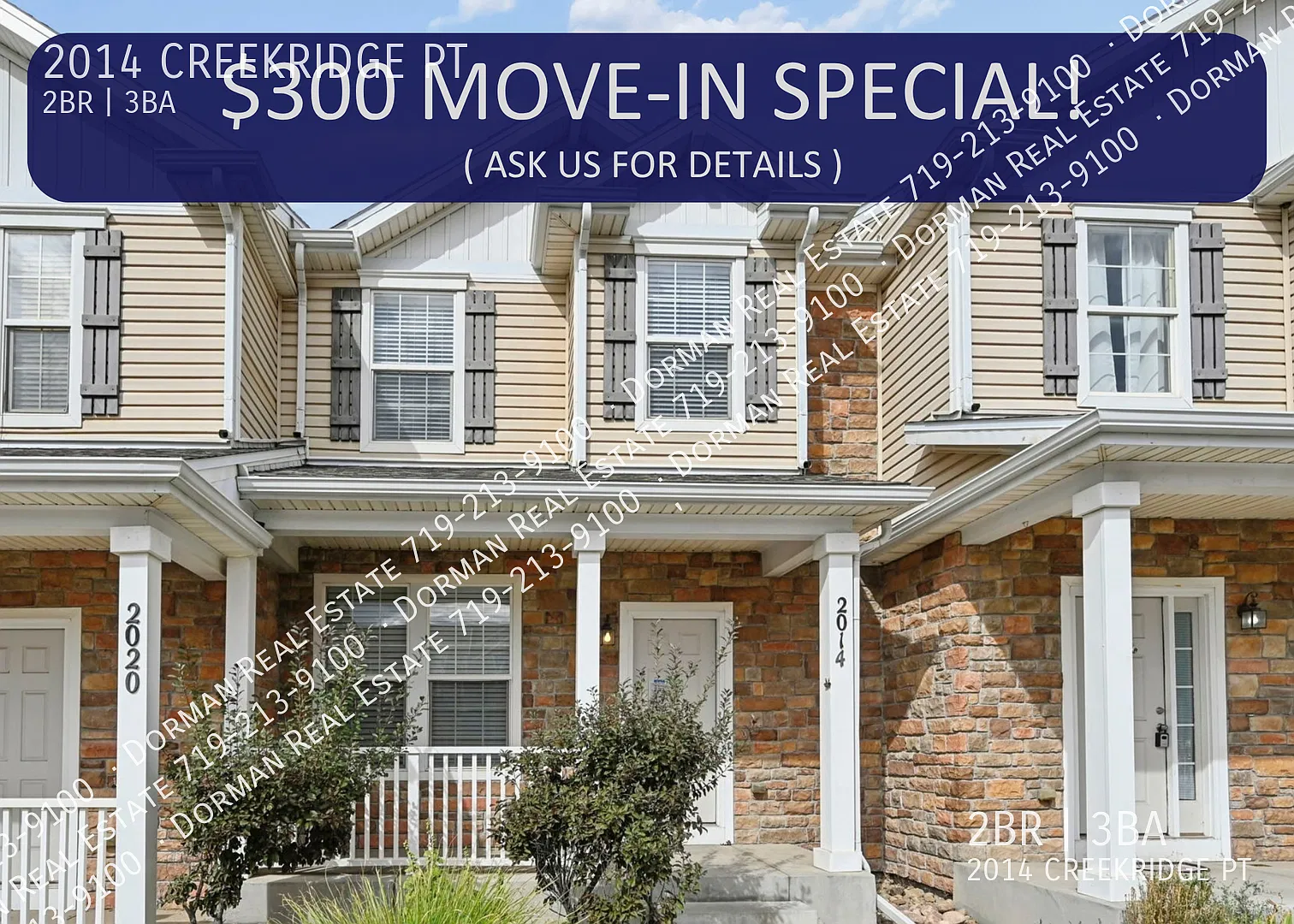 Move-In Special - $300 Off First Month's Rent - Town Home In The Bluffs At Spring Creek — Photo 1
