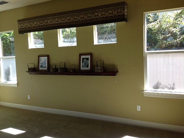 Family Room display wall 